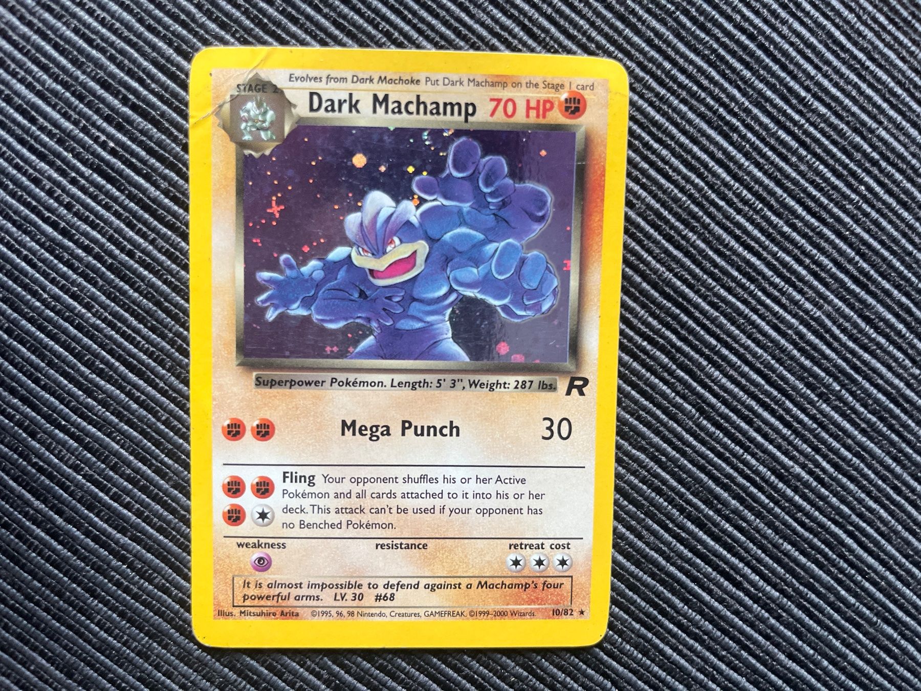 Pokémon Sammelbilder & Trading cards: Pokemon Dark Machamp holo Team Rocket Set englisch – Gebraucht aus Wabern von Collectfun