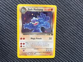Pokemon Dark Machamp holo Team Rocket Set englisch
