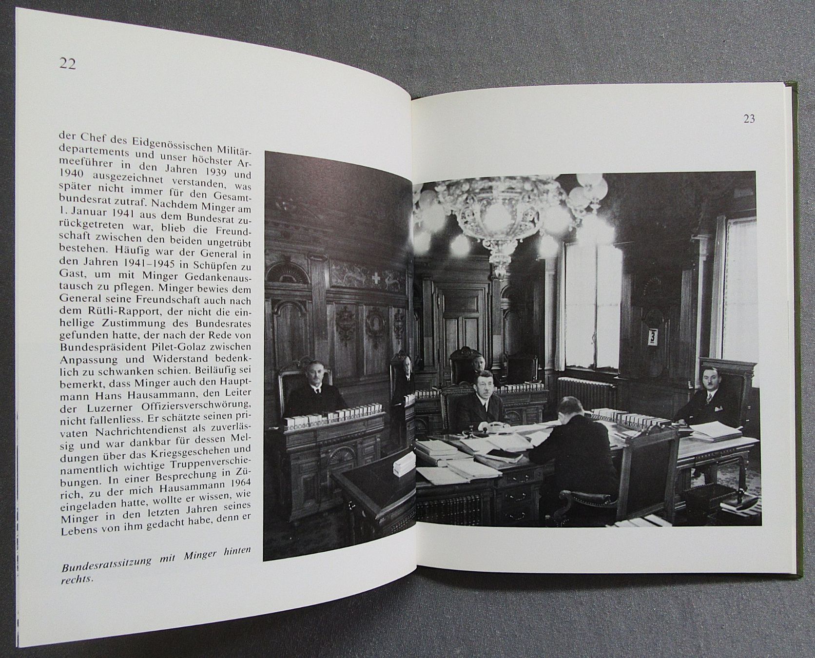 Libri: Bundesrat Rudolf Minger - von Hermann Wahlen – Usato da Auenstein venduto da Padabimbim 5