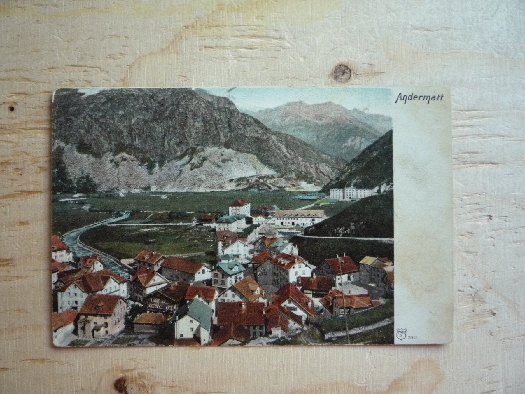 Ansichtskarten: Andermatt, 26.IX.04 – Gebraucht aus Rieden SG von Brockehuesli