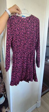 Robe en motif léopard 