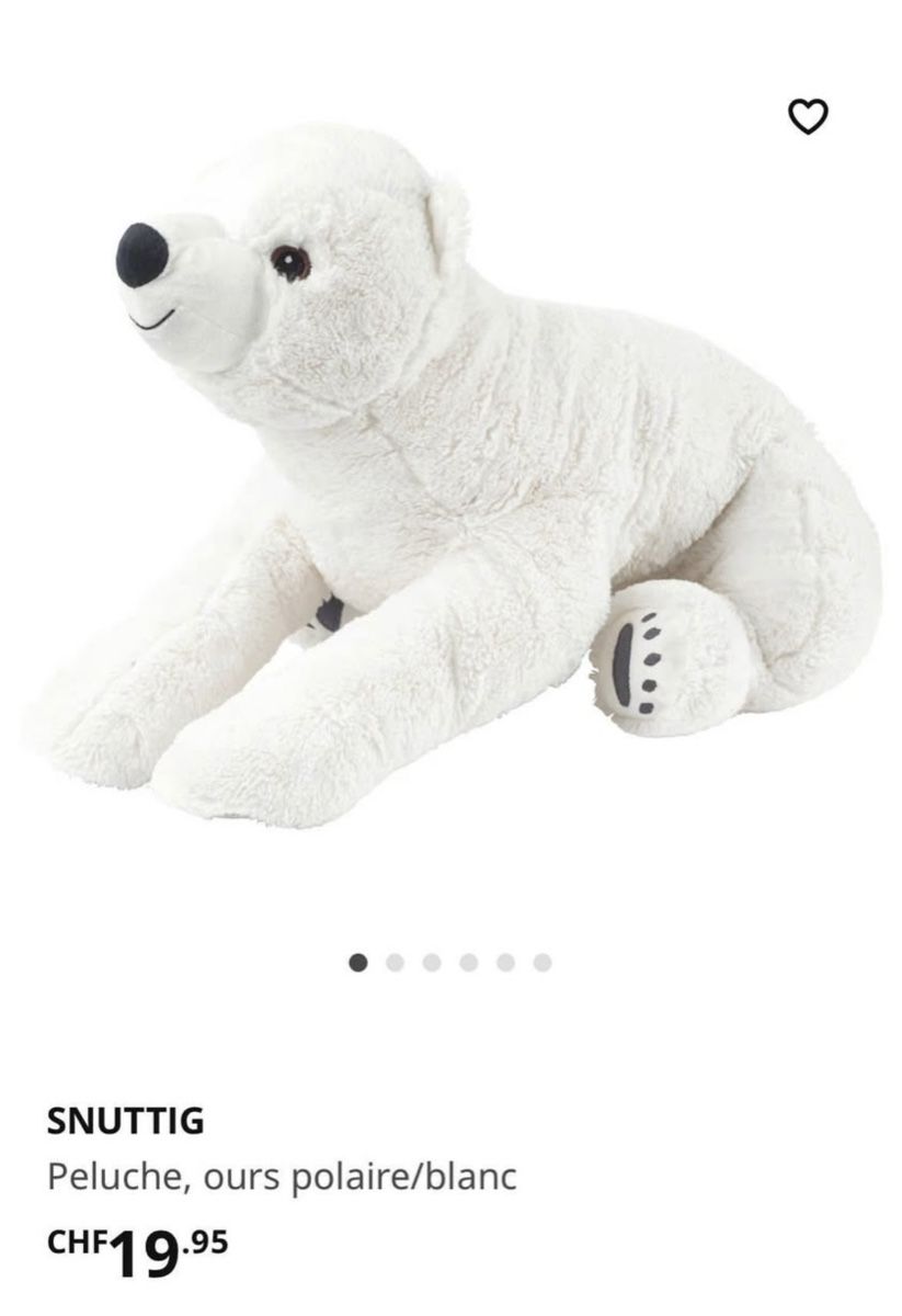 Ikea Spielzeuge: Peluche ours polaire IKEA – Gebraucht aus Morges von cla_l2kk