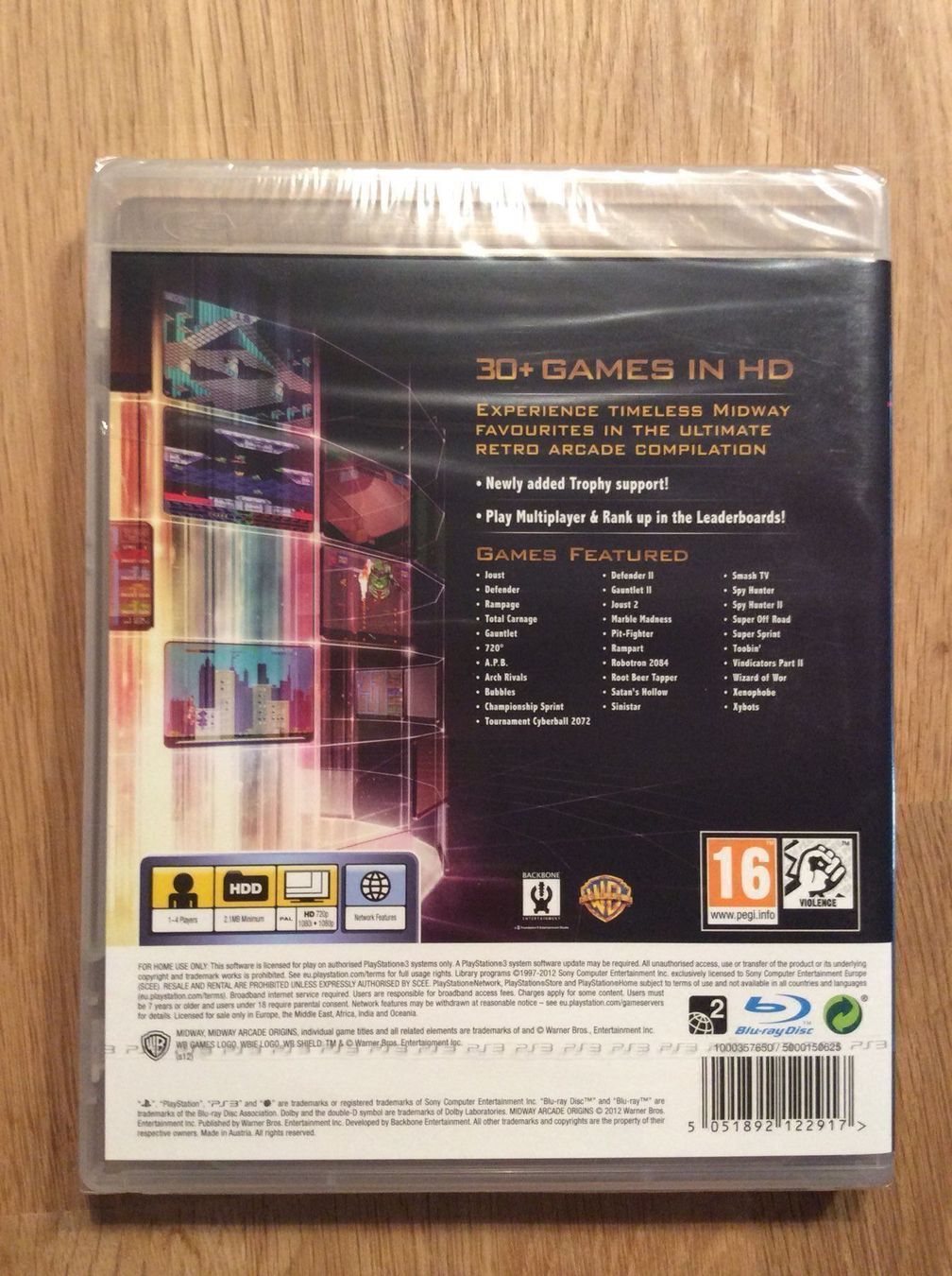 Sony Spiele: Midway Arcade Orgins für Sony PS3 – Neu und originalverpackt aus Kestenholz von Inna09 1
