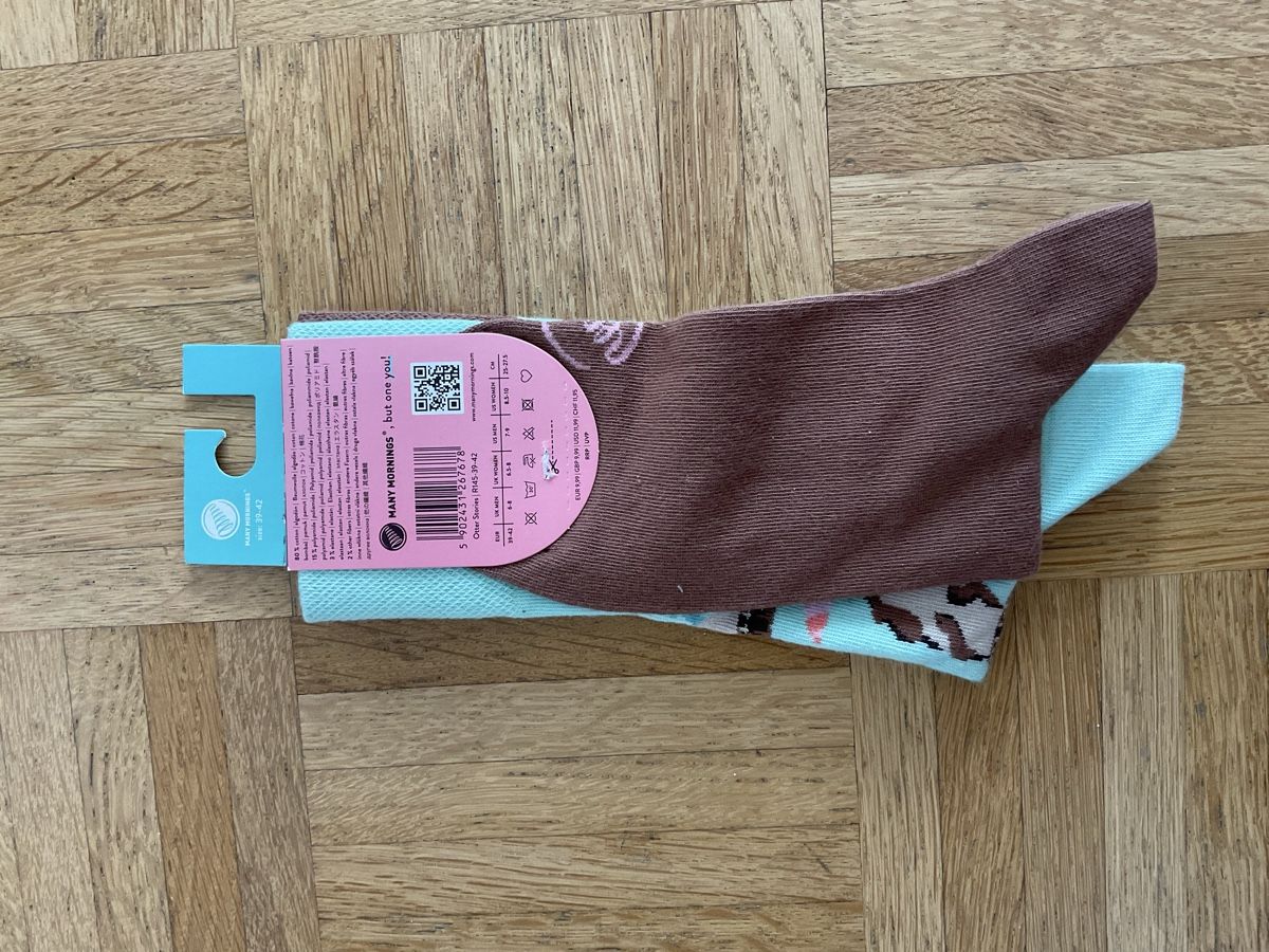 Calze: Socken mit Otter-motiv – Usato da Zofingen venduto da Hoppla09 1