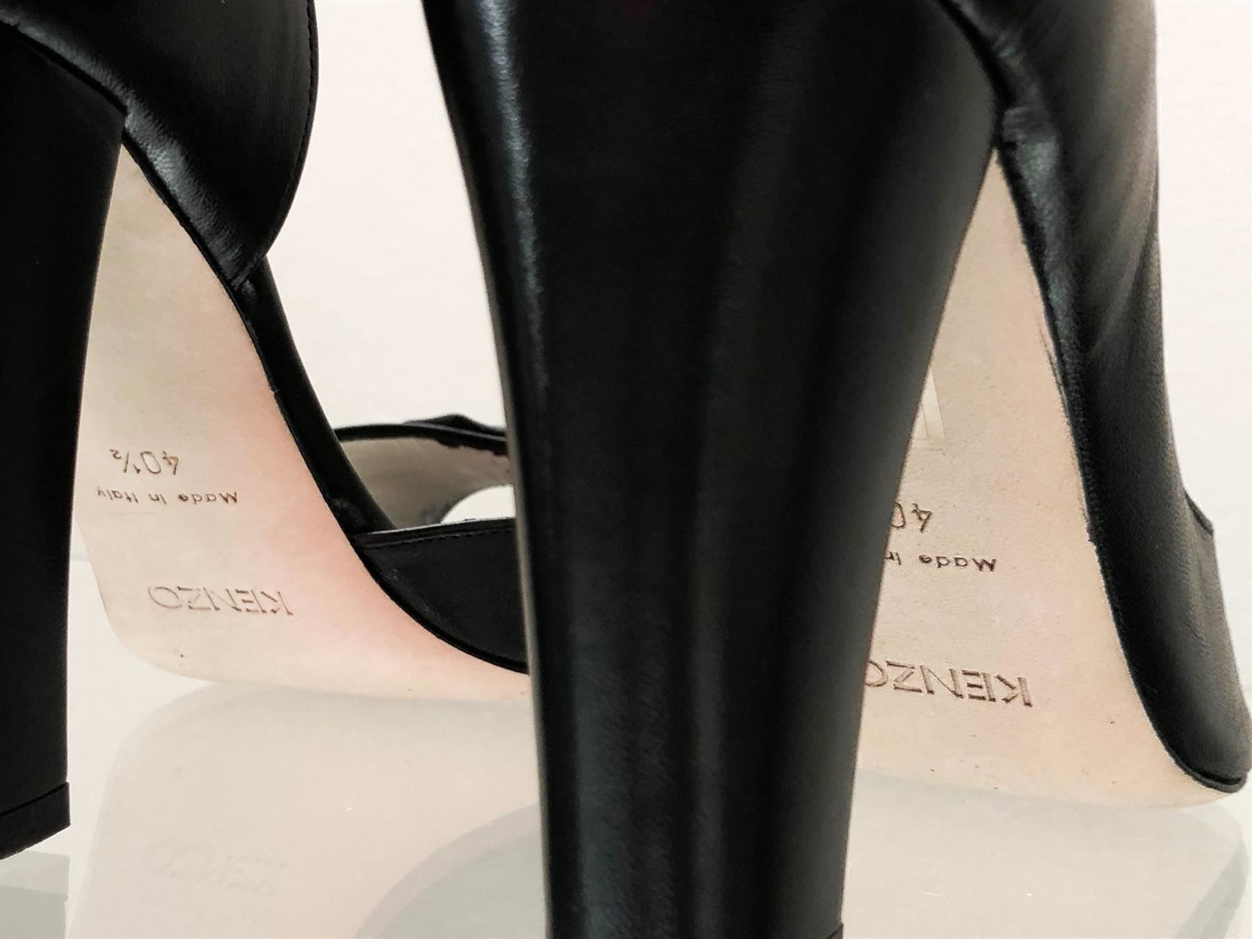 Kenzo Scarpe da donna: Kenzo Leder Floral Peeptoes Pumps – Usato da Hergiswil NW venduto da CrysZero 5