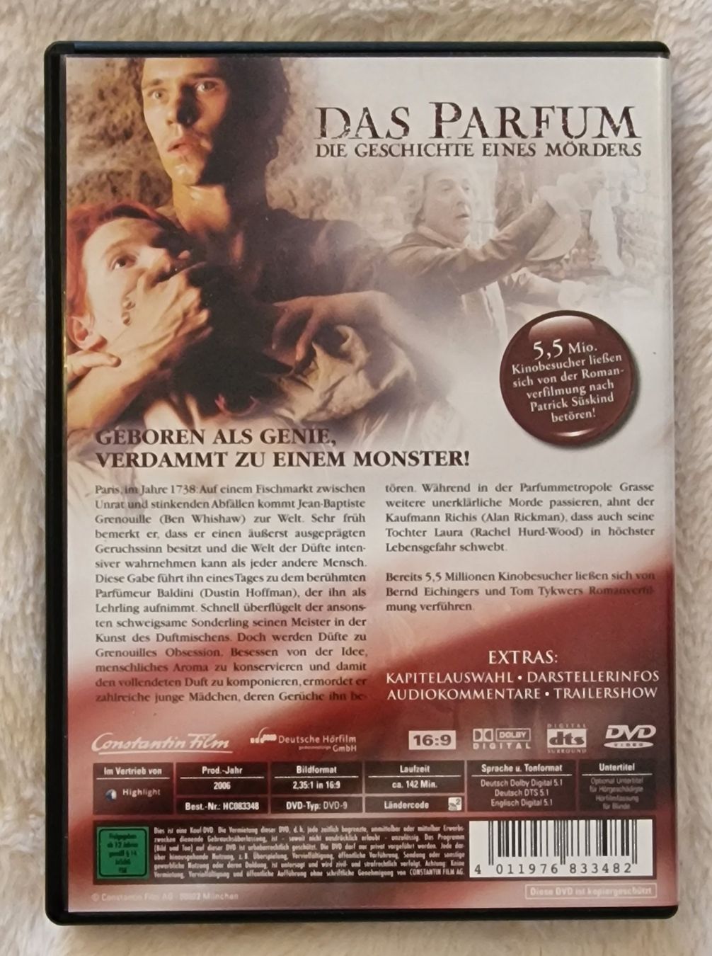 Tous les DVDs: DVD "Das Parfum" – D'occasion à Hauptwil par vol_sh8n 1