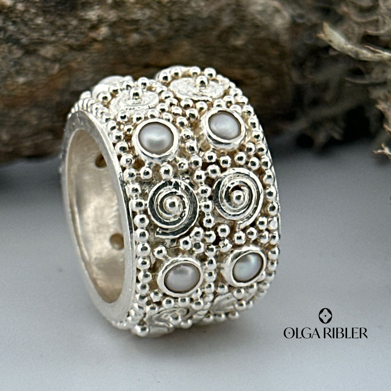 Olga Ribler Ringe: Statement Silber Ring 925  Grösse 55 – Neu (gemäss Beschreibung) aus Luzern von Schmuckoutlet 6
