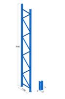 Palettenregal Stützrahmen 500cm, fabrikneu ab Lager.
