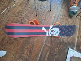 156 Snowboard Burton Custom Bindungen
