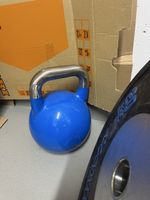 Kettlebell Gorilla Sports blau 12kg 
