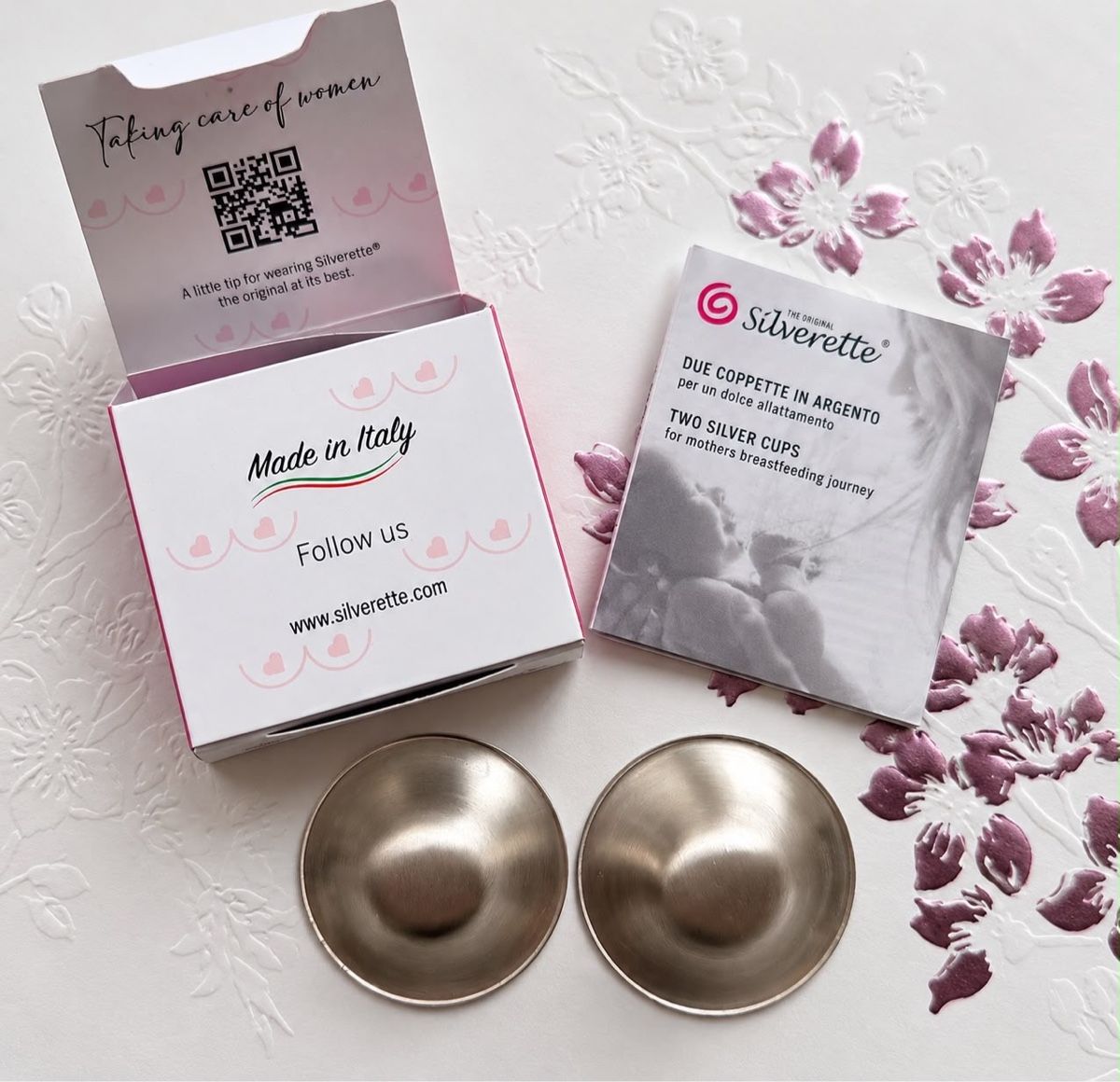 Silverette Accessori per l’allattamento: SILVERETTE Still-Silberhütchen Grosse M – Usato da Neuhausen venduto da druivo 1