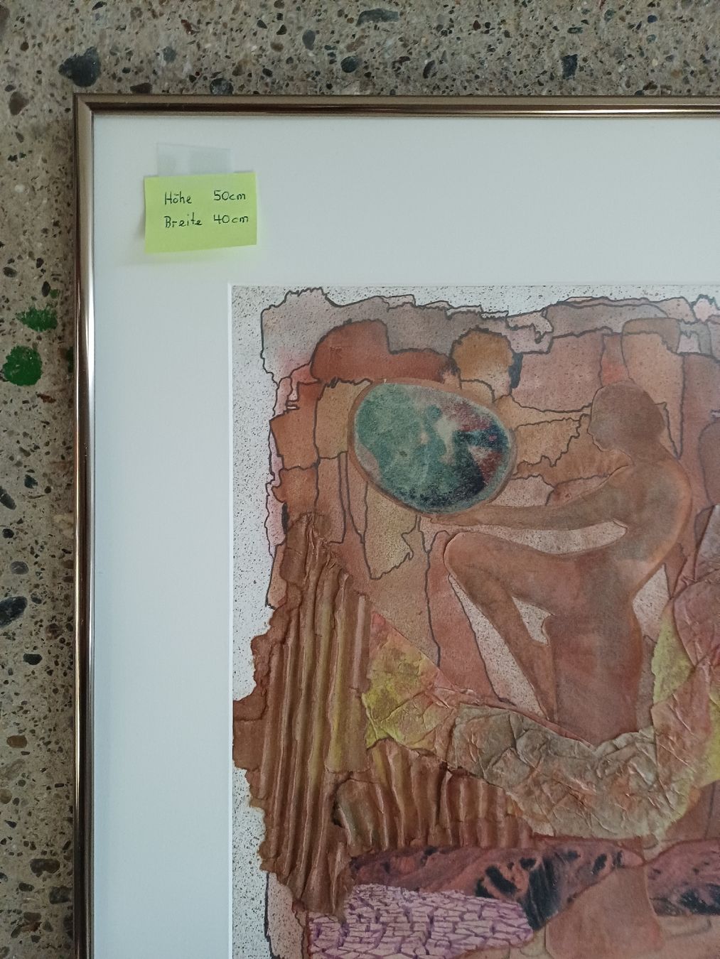 Dipinti: Handsignierte Kunst, K. Lengweiler 1993,  " Original " – Usato da Zuckenriet venduto da Res. 4
