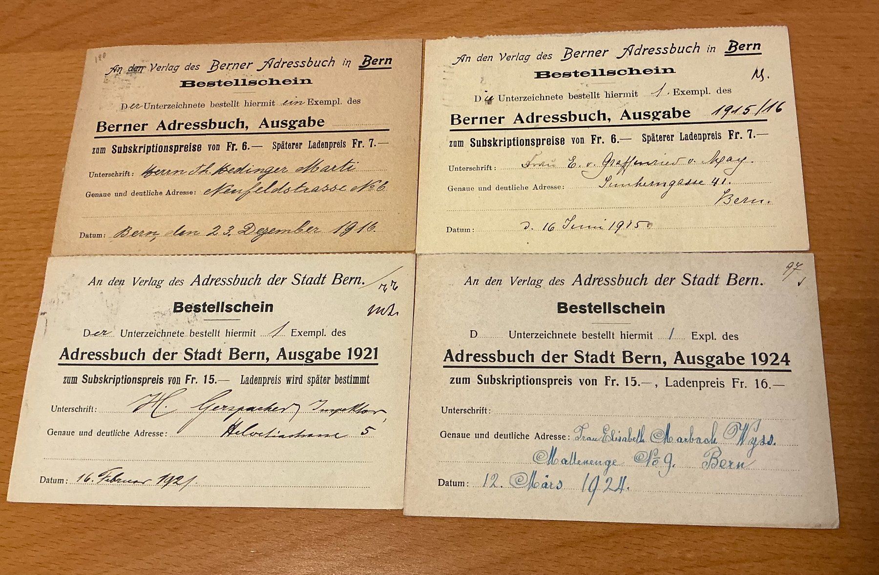 Alle Briefmarken: 4 Postkarten – Neu (gemäss Beschreibung) aus Koblenz von Markenhimmel 1
