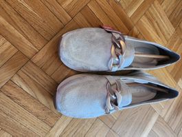 Rieker Damenschuhe Loafer Gr.37 grau neu mit Etikett 2023