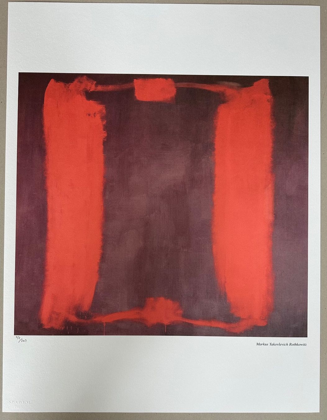 Dipinti: Mark Rothko: Untitled 97/200 – Nuovo (secondo la descrizione) da Meilen venduto da Smgdesign