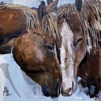 Serviette frontier horses (1624) 2Stk.