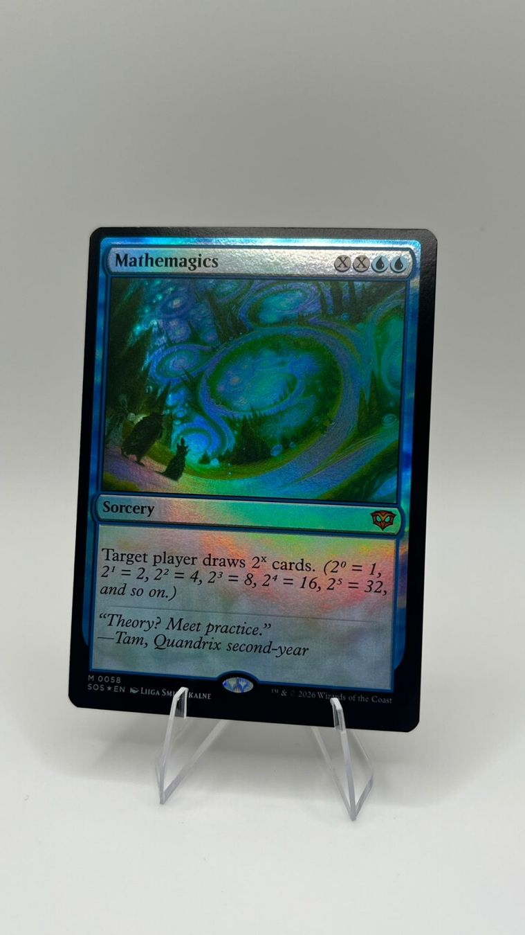 Magic The Gathering Sammelbilder & Trading cards: Mathemagics Foil – Neu (gemäss Beschreibung) aus Wilen b. Wollerau von GarruksShop