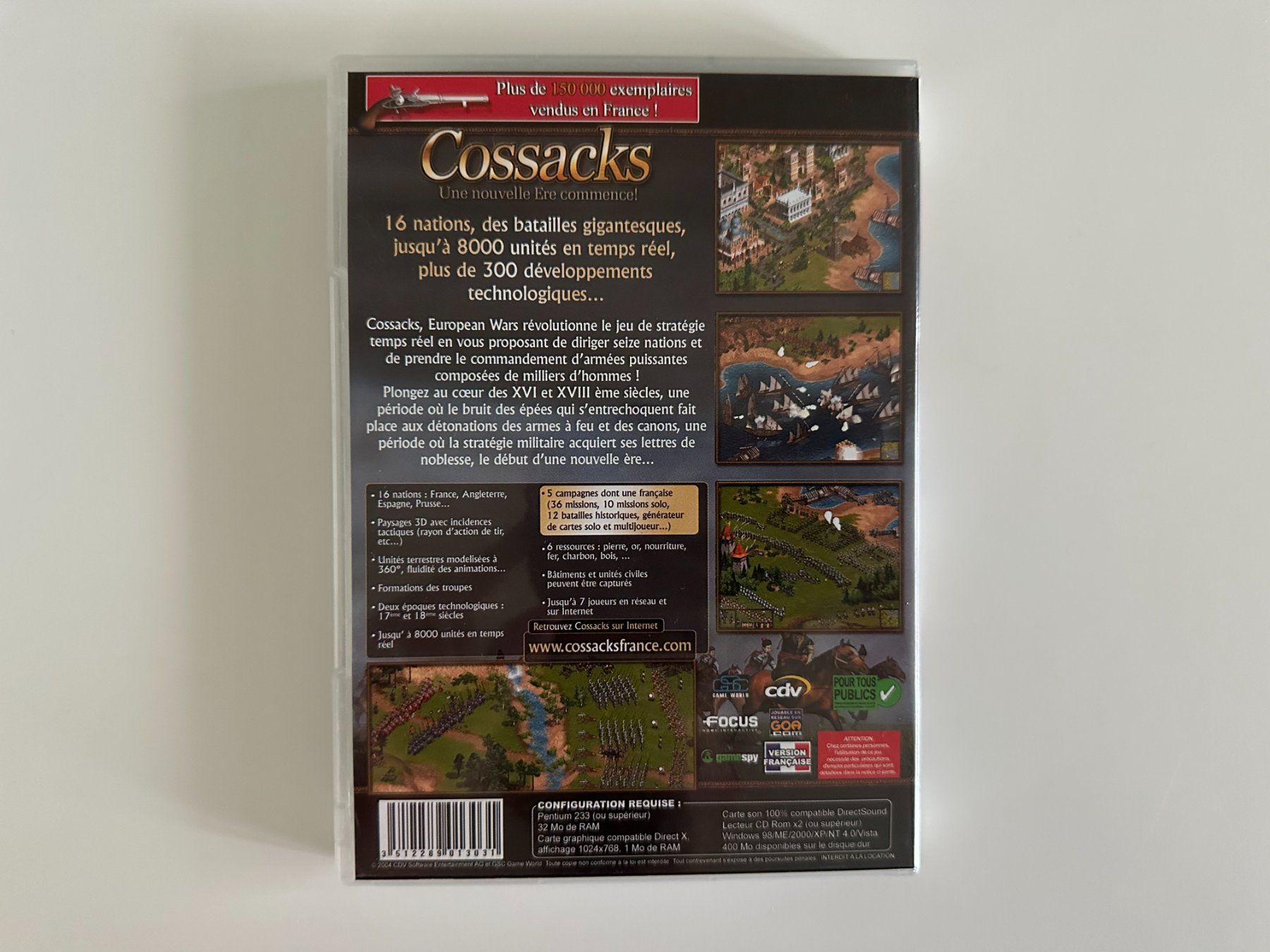 Microsoft Giochi: Cossacks European Wars, PC – Usato da Couvet venduto da nay_prh5 2