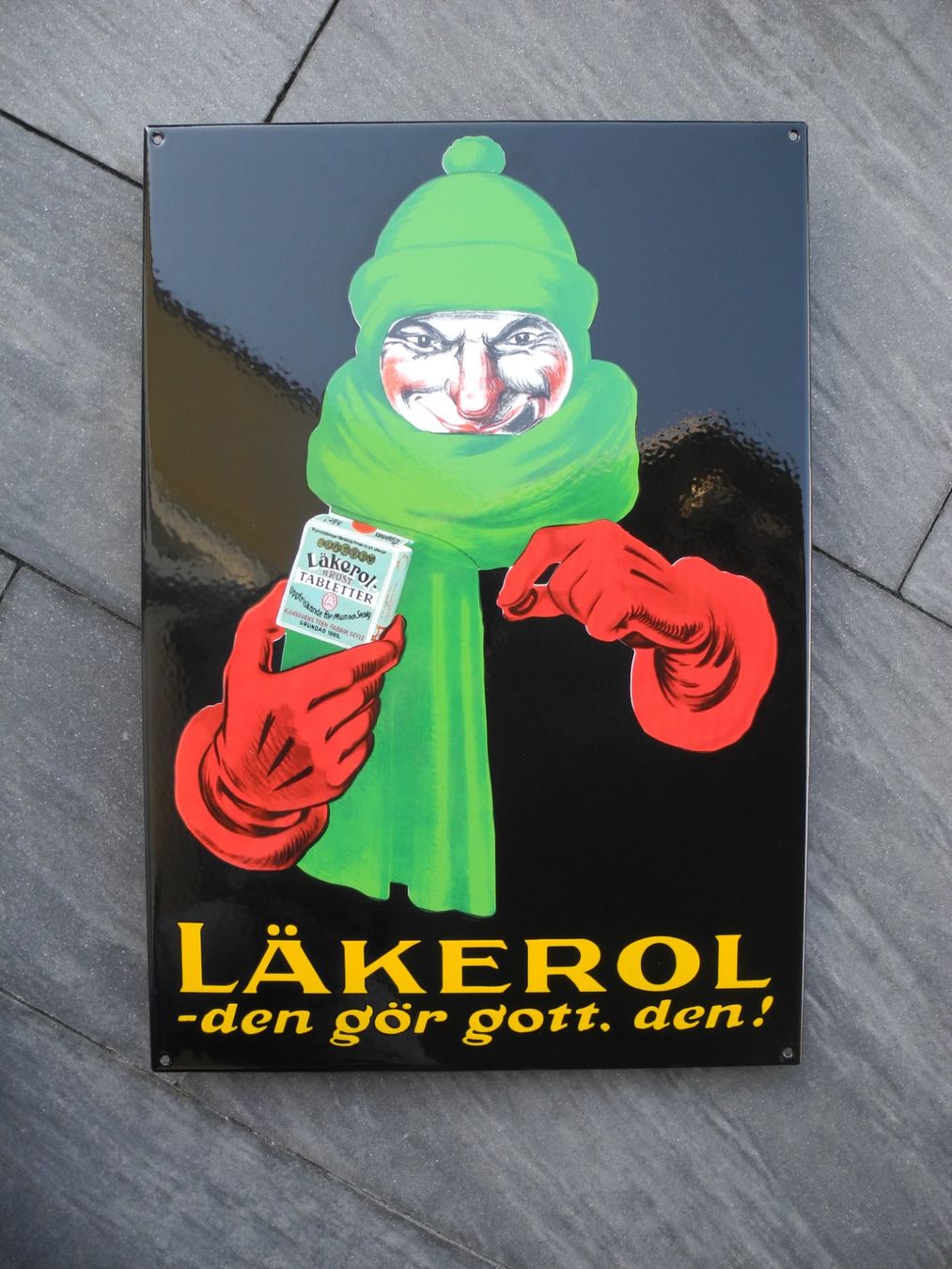 Insegne: XXL LÄKEROL EMAILLESCHILD – Nuovo (secondo la descrizione) da Reinach AG venduto da Huckleberrysix 2