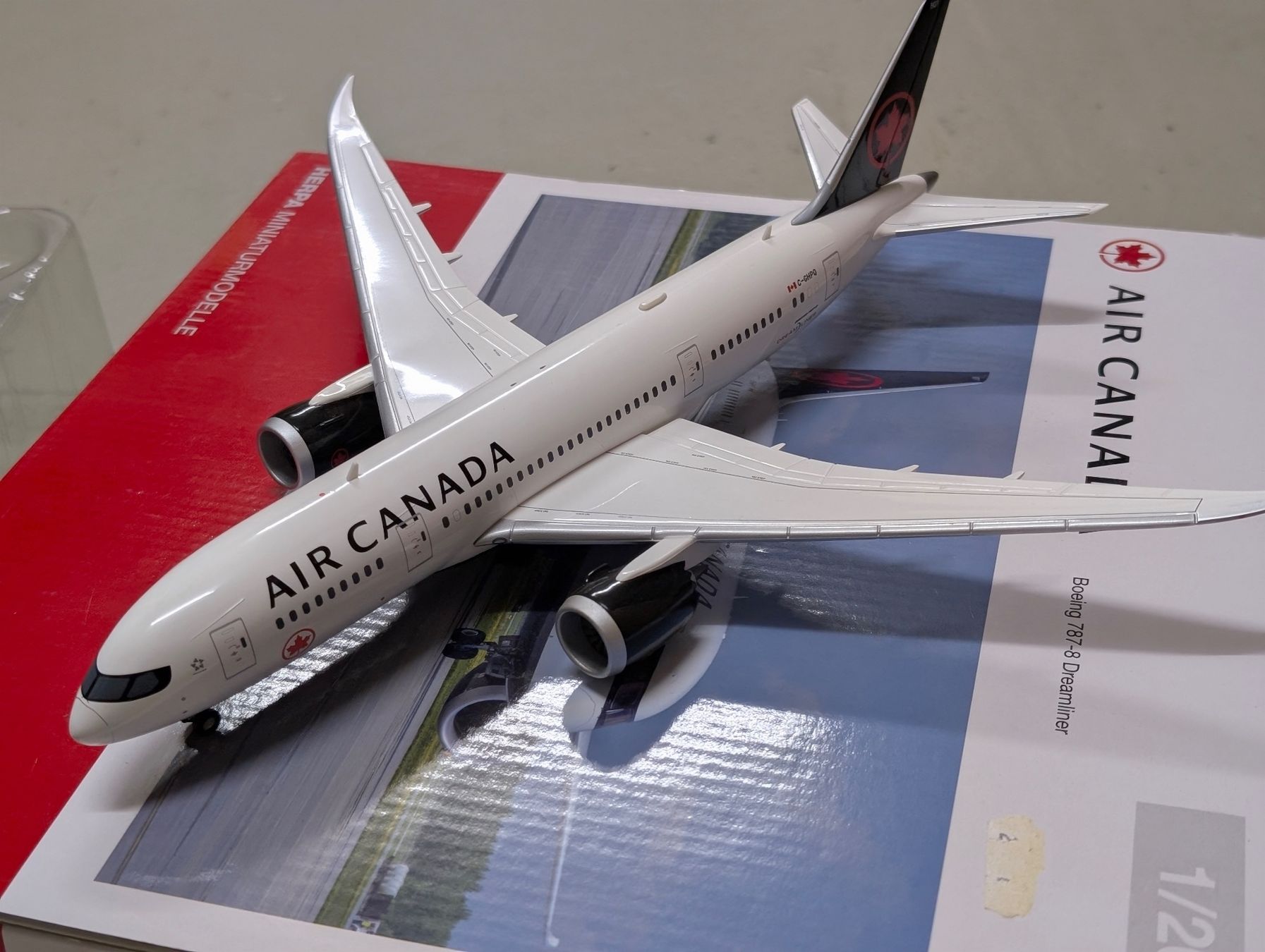Herpa Kit di modellismo & Modellini statici: HERPA Air Canada B787-800 1:200 – Usato da Wallisellen venduto da Bigthings 1