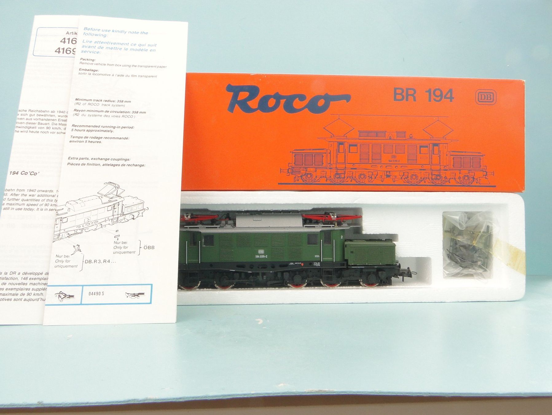Roco Modellini di ferrovie: Roco 4168A DB BR 194 – Usato da Bülach venduto da cann11 1