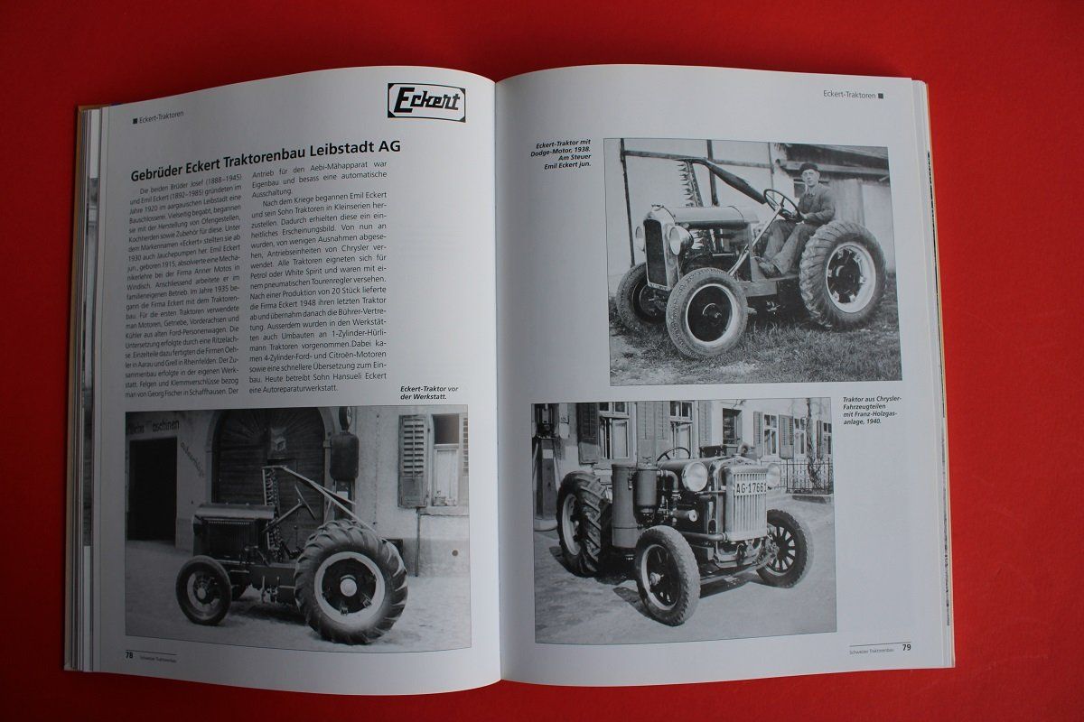 Libri: Schweizer Traktorenbau Band 1 – Usato da Wettswil venduto da roma010 3