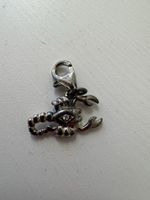 Charms Anhänger Skorpion mit Stein Silber neu