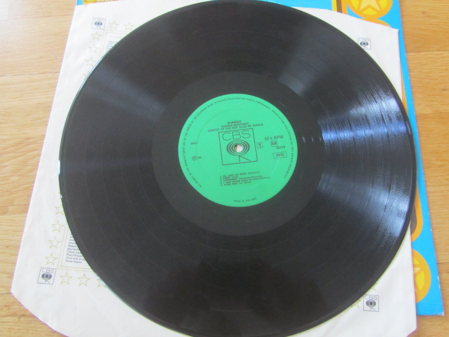 Dischi in vinile: Django Reinhardt Schallplatte - CBS Jazz Series – Usato da Seengen venduto da mikelele 1