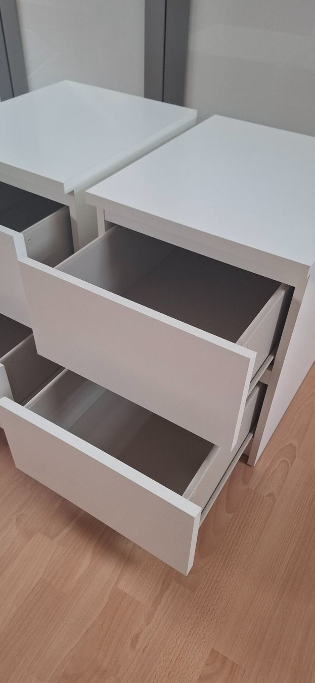 Ikea Comodini: 2er Nachttischkommoden weiss – Usato da Lyss venduto da martine03 2