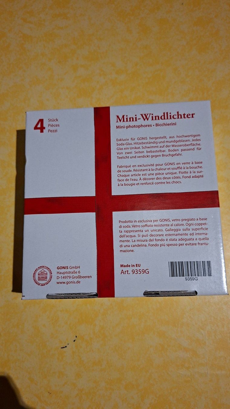 Gonis Kits de loisir créatif: Miniwindlichter – Neuf avec emballage d'origine à Bretzwil par eri_2gck 1