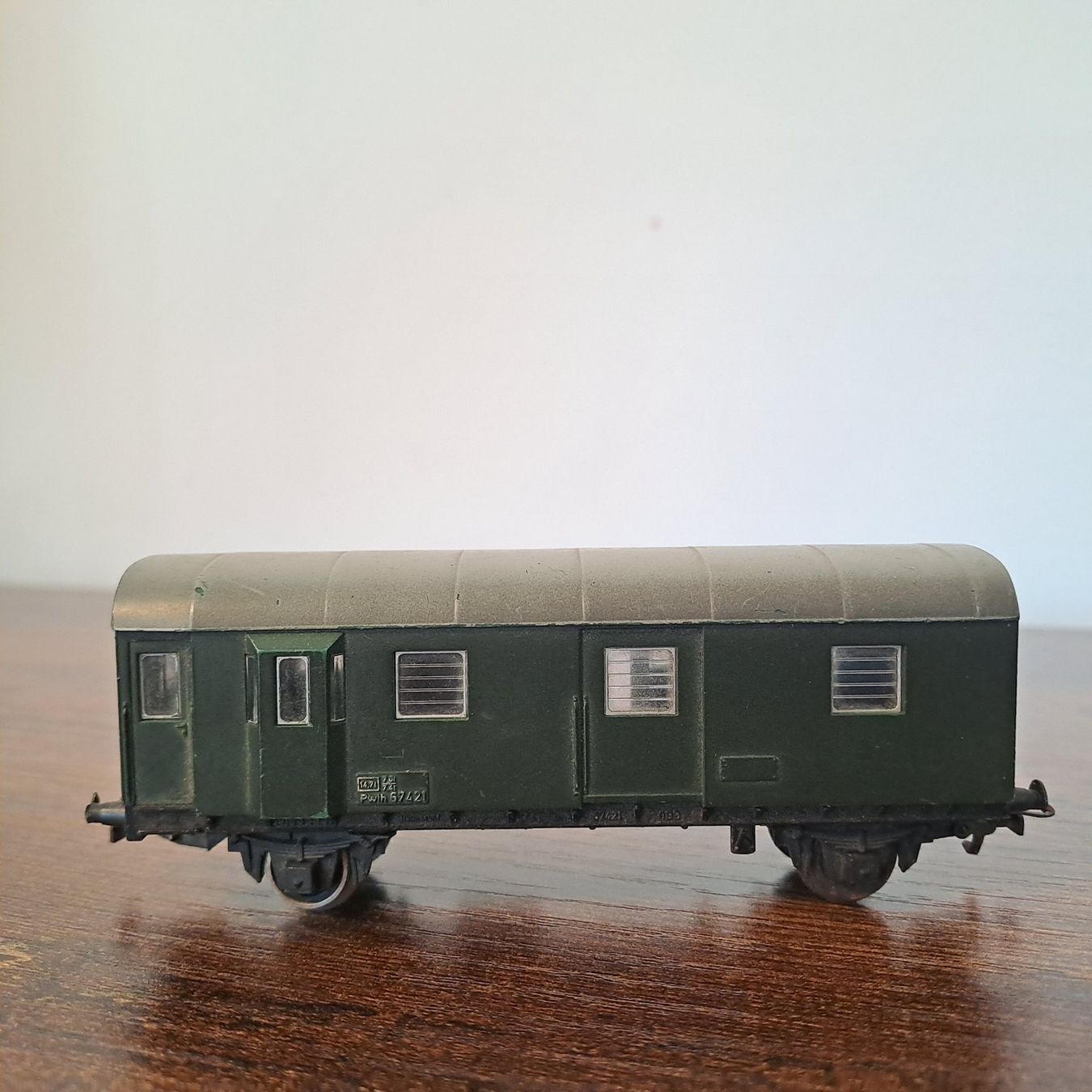 Kleinbahn Modellini di ferrovie: Kleinbahn Postwagen Pwih 67421 – Usato da Bertschikon Gossau venduto da Singeruwe 1