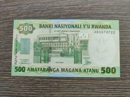 Rwanda 500 Francs 2004, unc. !!!!!!