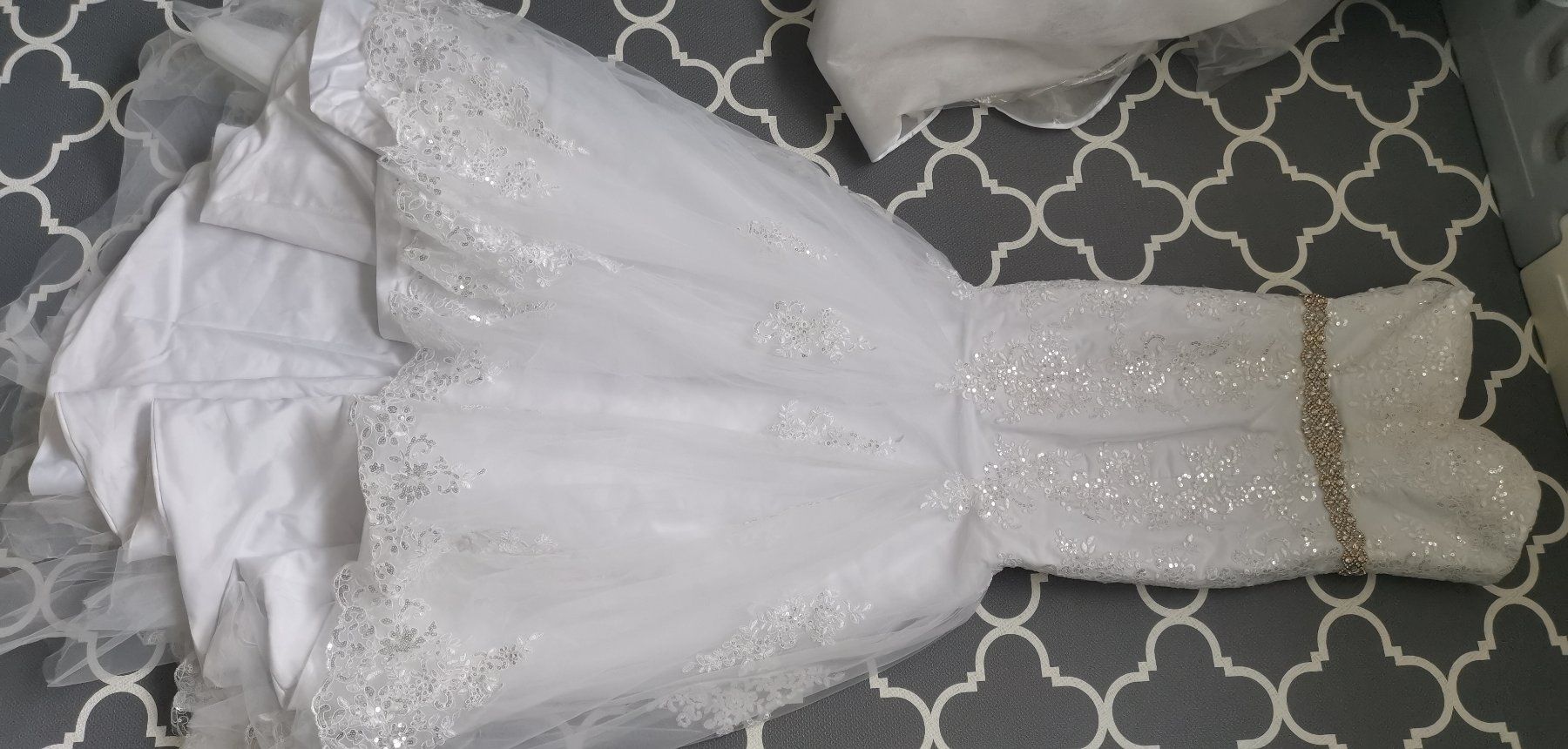 Vestiti: Hochzeitskleid + Schleppe  + accessoires gratis – Usato da Kerzers venduto da dri_j6pn 3