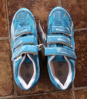Fahrradschuhe blau Grösse 37 Klettverschluss neu