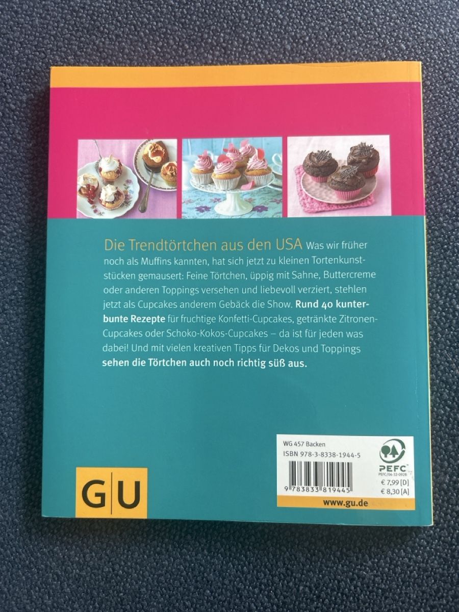 Libri: Backbuch Cupcakes GU Verlag – Nuovo (secondo la descrizione) da Wabern venduto da ber_k8w8 1