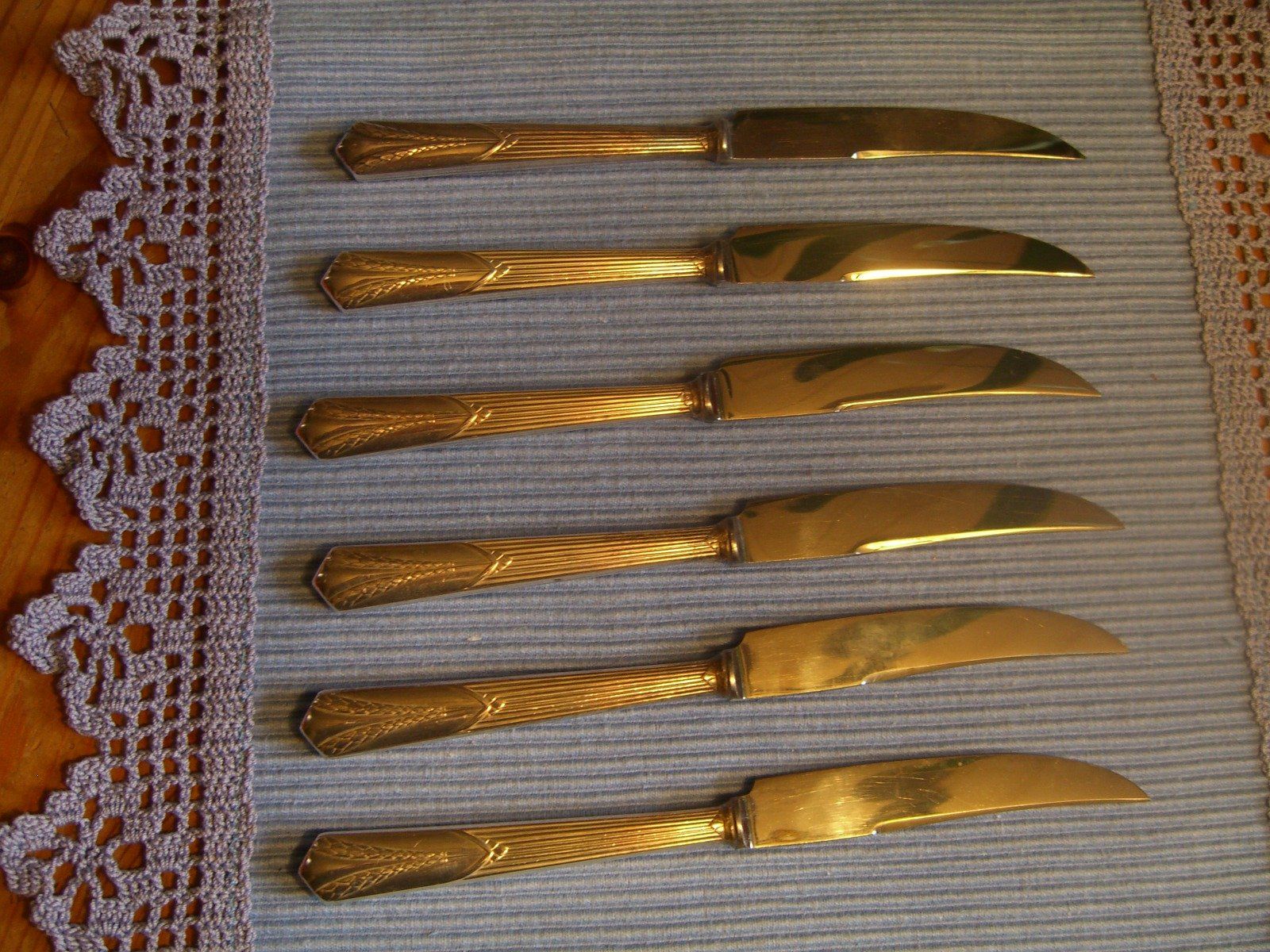 WMF Set di posate: WMF Silber-Besteck"Wien" (Fächermuster), 20 Teile versilbert – Usato da Winterthur venduto da Gaia 1