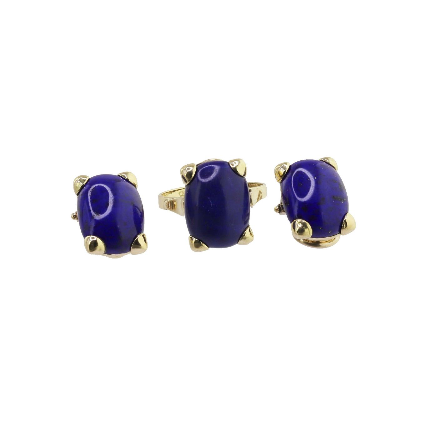 Autres bijoux: Lapis Lazuli Ring & Ohrringe – D'occasion à Zürich par Vintage-Jewellery