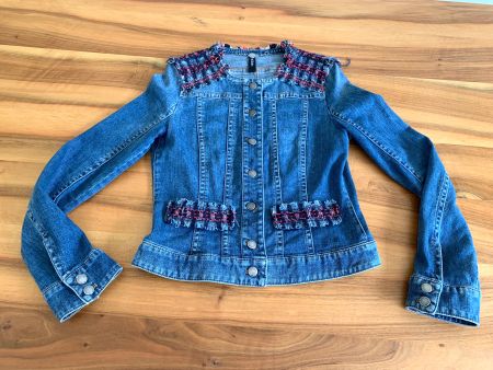 MARC CAIN mega schöne kurz Jeansjacke Gr. 36 (N2)