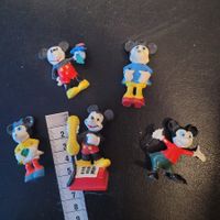 5 Mickey Figuren ältere Form