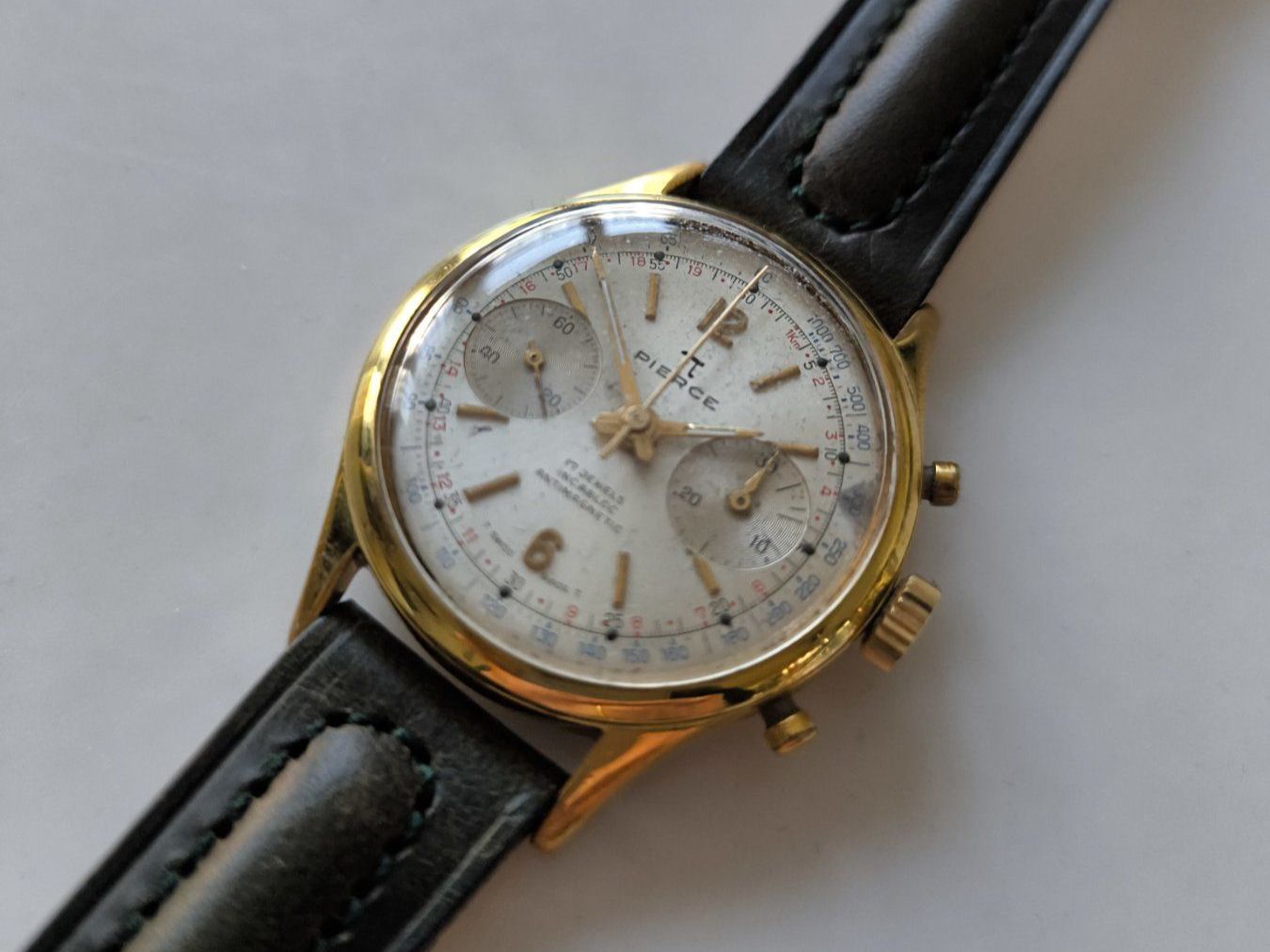 Uhren: Vintage Pierce Chronograph – Gebraucht aus Wangen ZH von Subsys 2