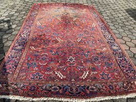 Anziehender sehr feiner Perser Heriz Orientteppich 340x230cm