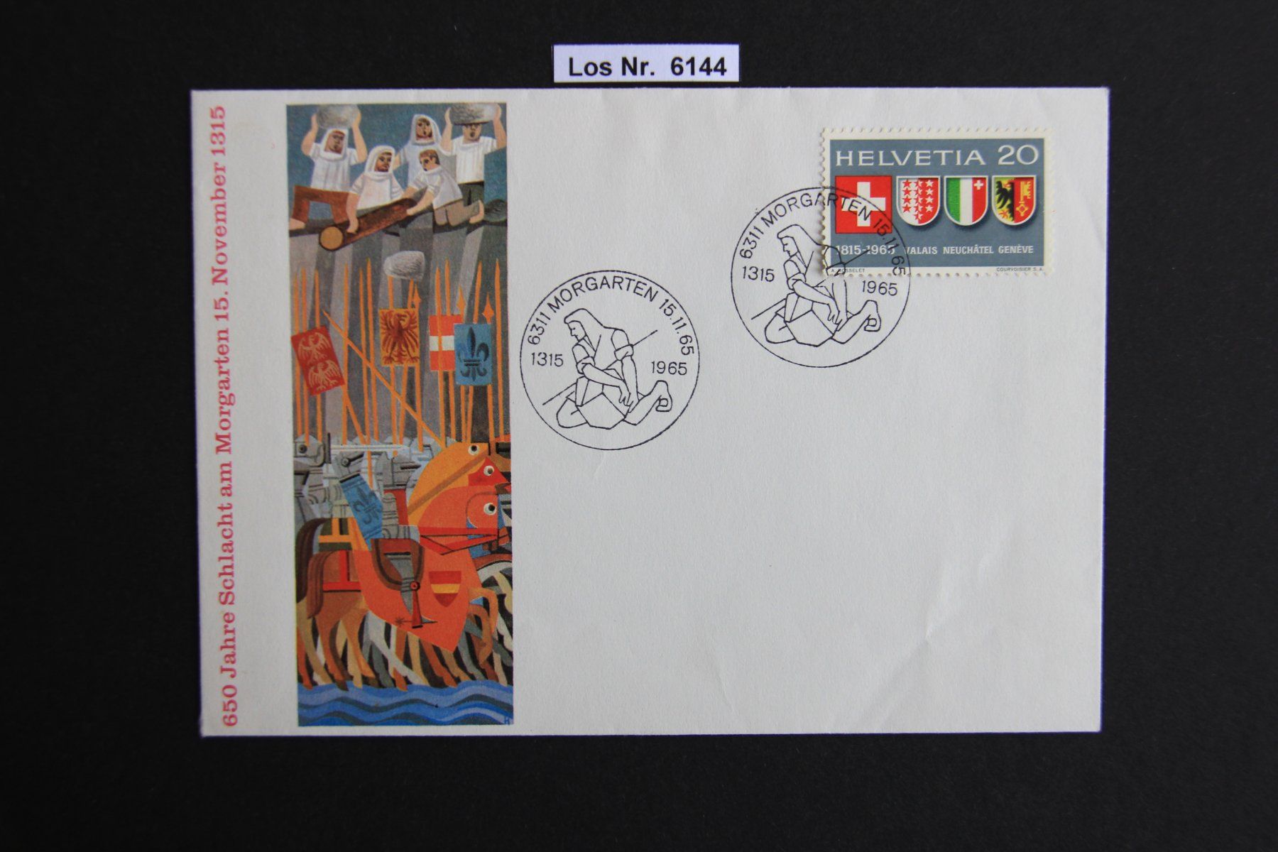 Alle Briefmarken: CH Brief mit Sonderstempel 1965                     Los 6144 – Gebraucht aus Volken von jukon65