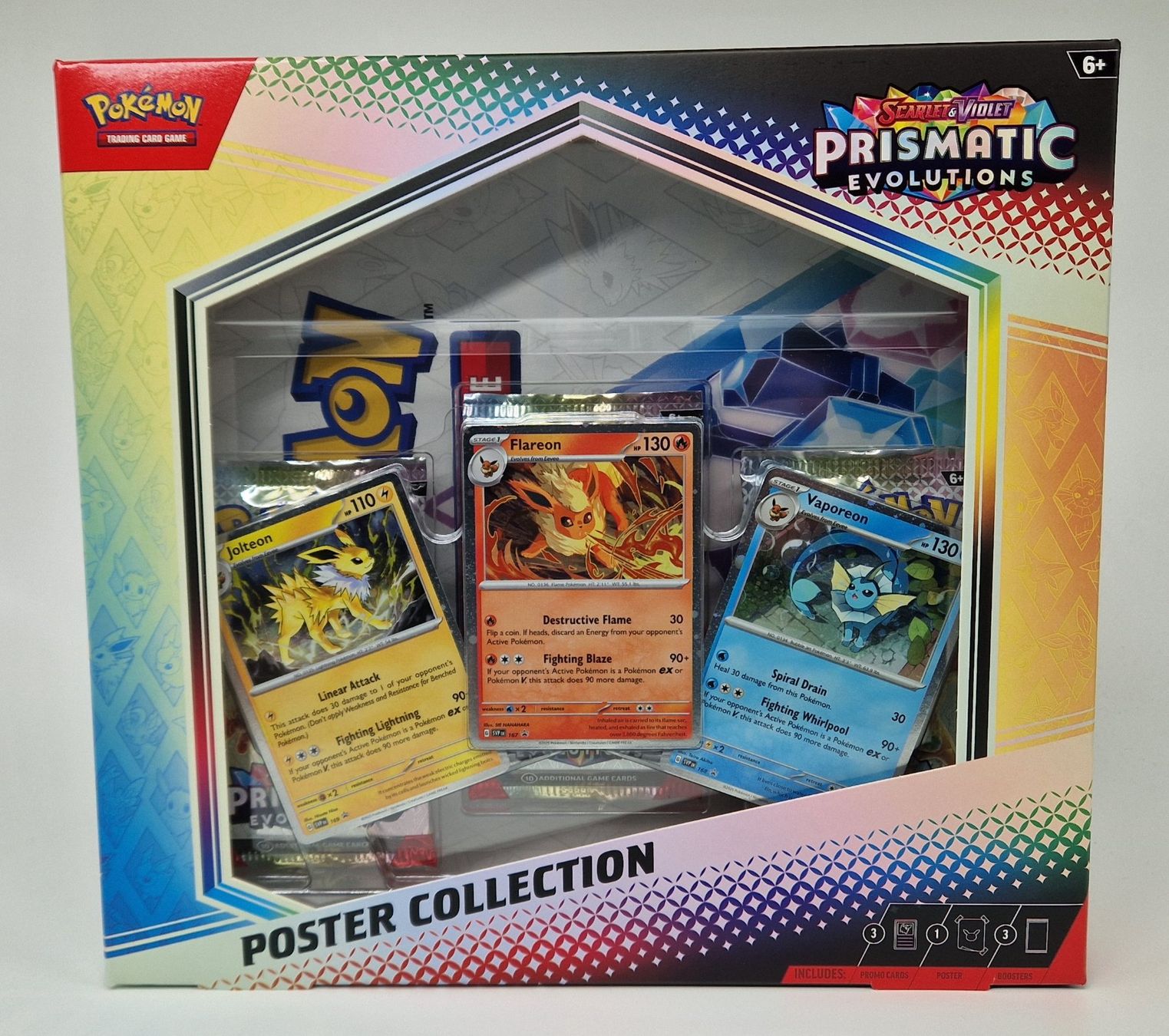 Pokémon Carte collezionabili: Pokémon SV8.5 Prismatic Evolutions Poster Collection / EN – Nuovo e nell'imballaggio originale da Niederglatt ZH venduto da RetroBros 3
