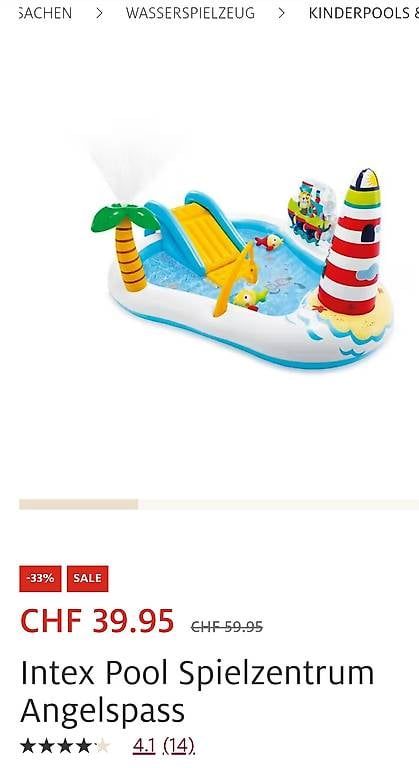 Intex Piscine: Neu Intex Pool-Spielcenter – Nuovo e nell'imballaggio originale da Basel venduto da Malana24 1