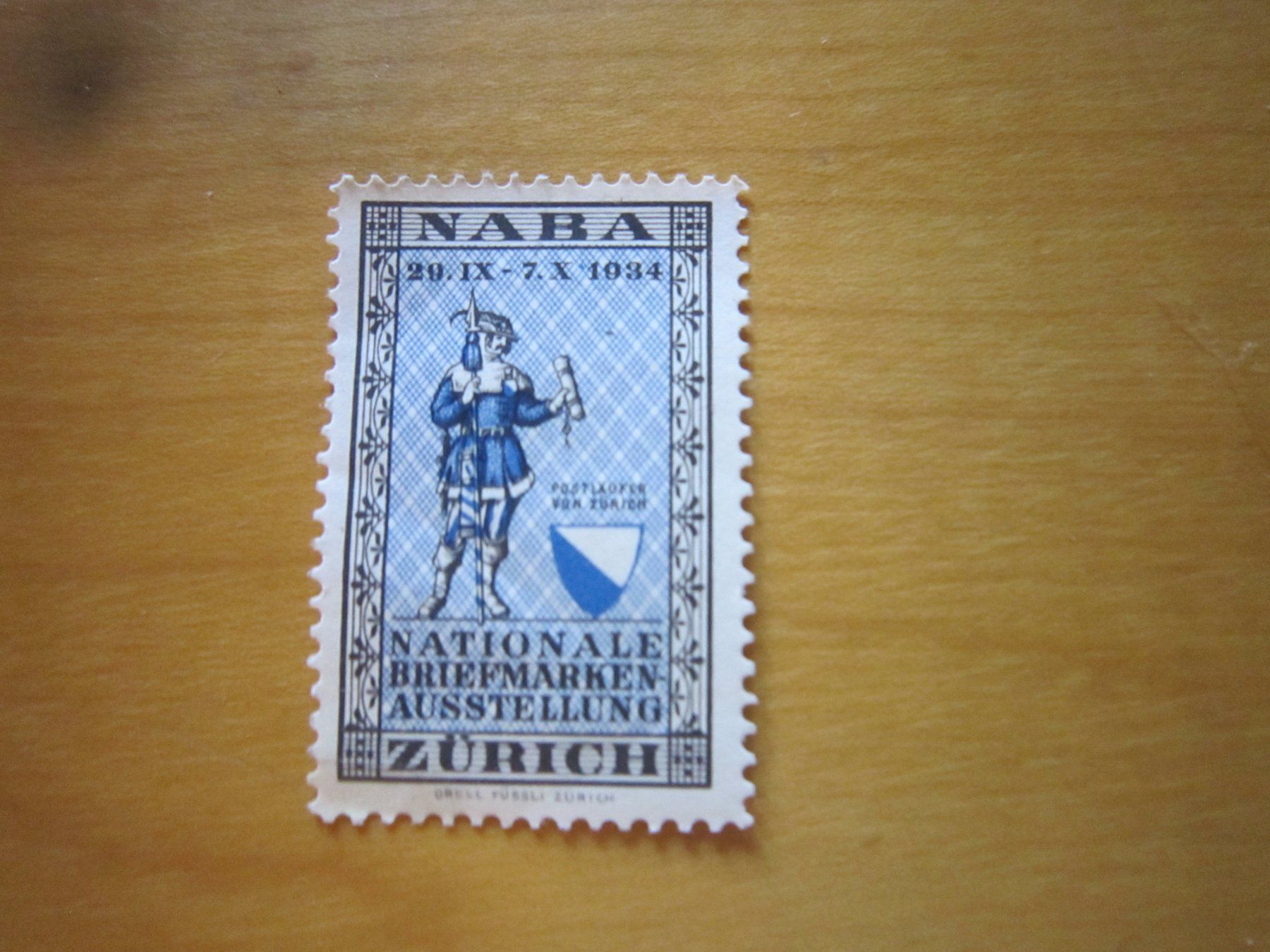 Tutti i francobolli: 1934 NABA Vignette – Usato da Giubiasco venduto da sal_9j6w