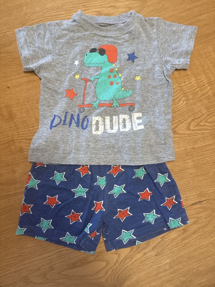Pyjamas & Ähnliches: Pyjama Dino Dude Gr. 98/104  – Gebraucht aus Auenstein von moin.