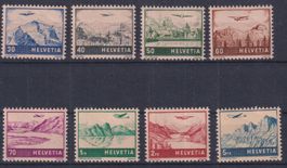 A12) Pro Aero Satz F27 - F34, postfrisch, SBK  120.--