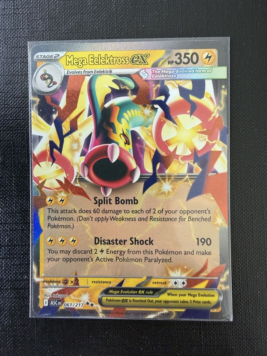 Pokémon Carte collezionabili: Mega Eelektross ex #061 ACS EN – Nuovo (secondo la descrizione) da Savigny venduto da Matgab94