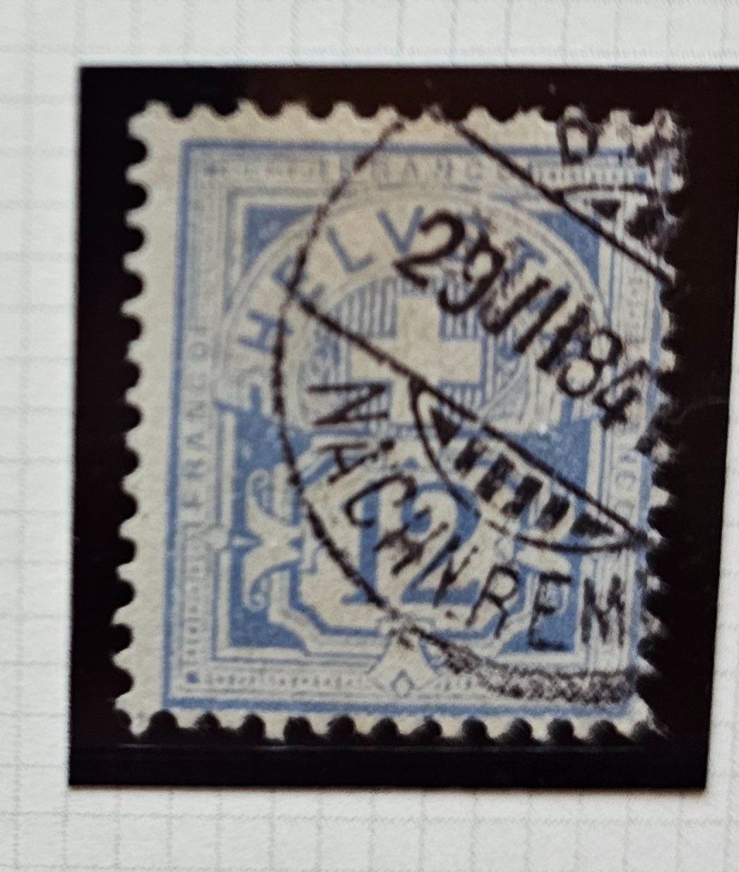 Tutti i francobolli: ZIFFER Nr. 56 (w. Papier) – Usato da Les Valettes venduto da Nuba1