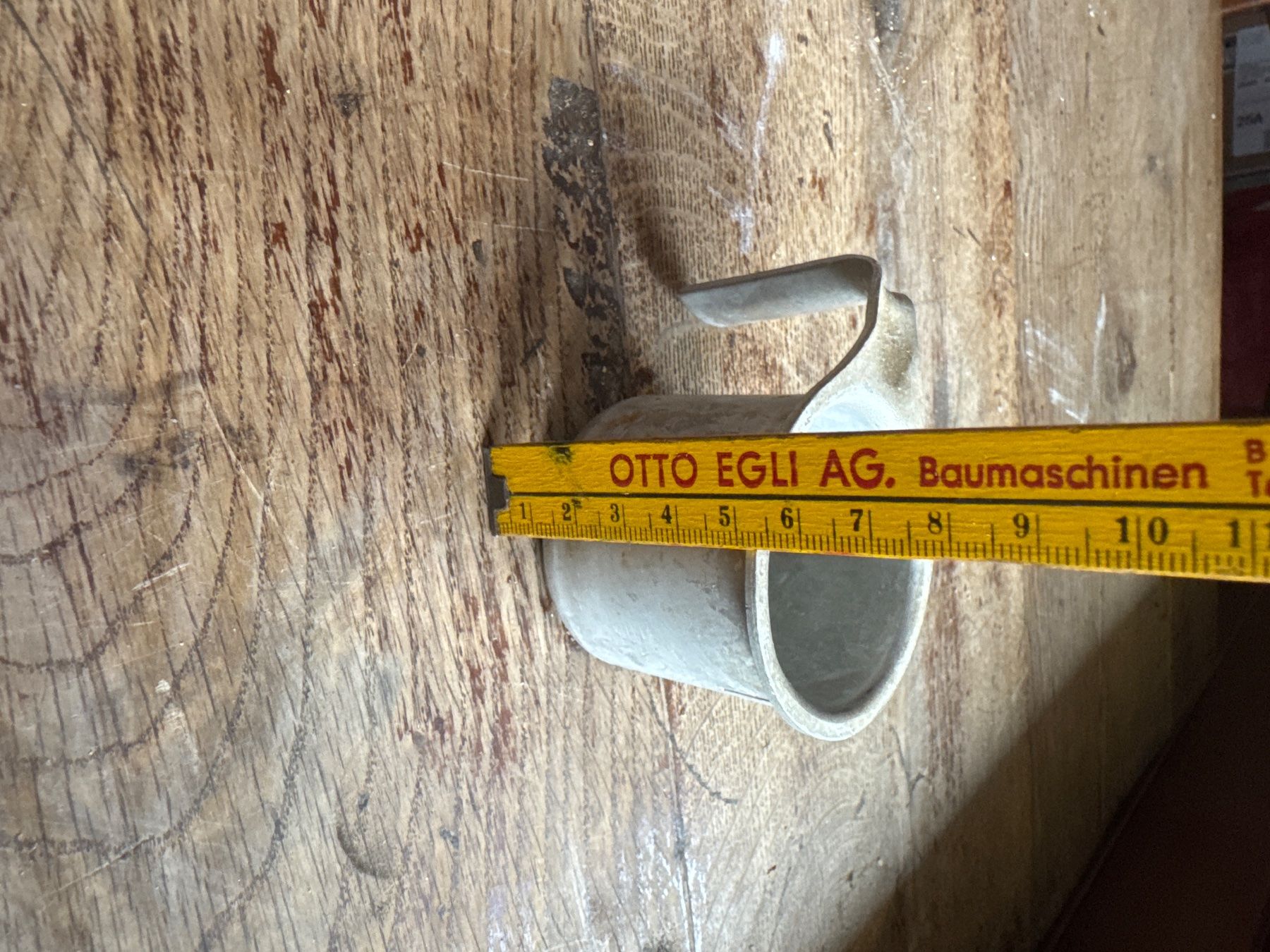 Misurare: Mesure ancienne lait 1 dl aluminium – Usato da Lajoux JU venduto da Briard0 4